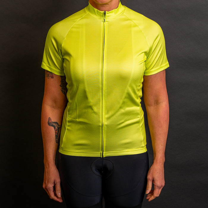 Women's Ride Fit Jersey - Lime Fizz