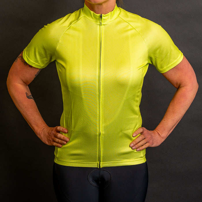 Women's Ride Fit Jersey - Lime Fizz