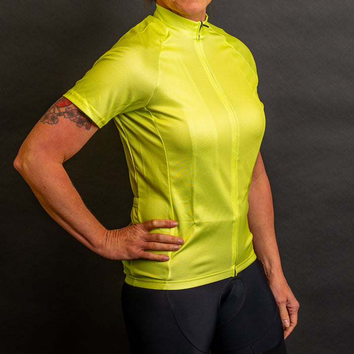 Women's Ride Fit Jersey - Lime Fizz