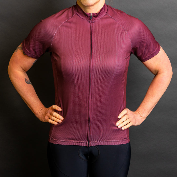 Women's Ride Fit Jersey - Plum