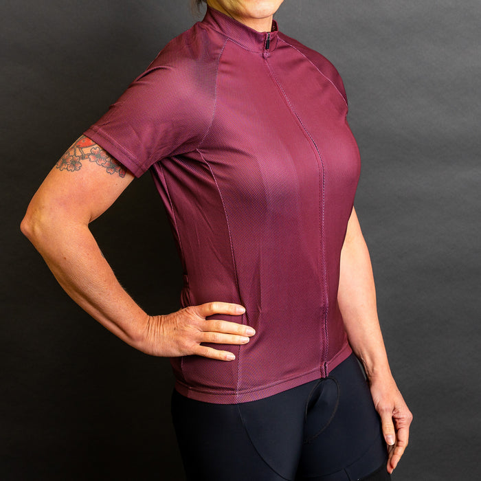 Women's Ride Fit Jersey - Plum
