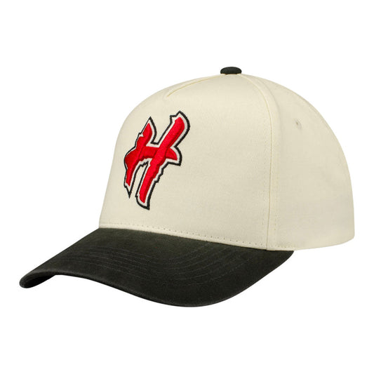 World of Warcraft Horde Varsity Snapback Hat - Front Angle View