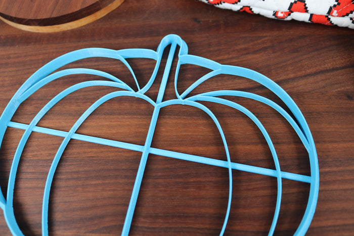 XL 8 Inch Pumpkin Cookie Cutter - Holiday Pumpkin - Halloween Thanksgiving Pumpkins - Large Cookies for Holiday Party