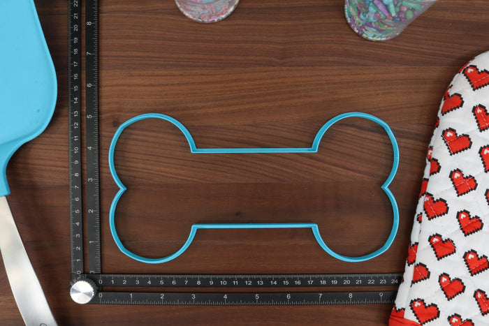 XL Dog Bone Cookie Cutters - 9in Through 1in - Concentric Cutter - All Sizes included - Decorative Fondant Cakes & Cookie Towers